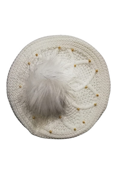 CNGZSHOP Γυναικείο καπέλο μπερέ ζωγραφικής με Pompom Special Production