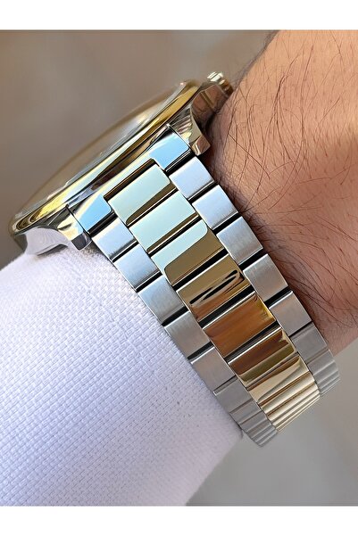 Romanson Special Design 5 Atm Waterproof Steel Cord Steel Case Men's Wristwatch