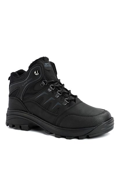 Slazenger GUFY NEW I - Ανδρικές μαύρες μπότες εξωτερικού χώρου
