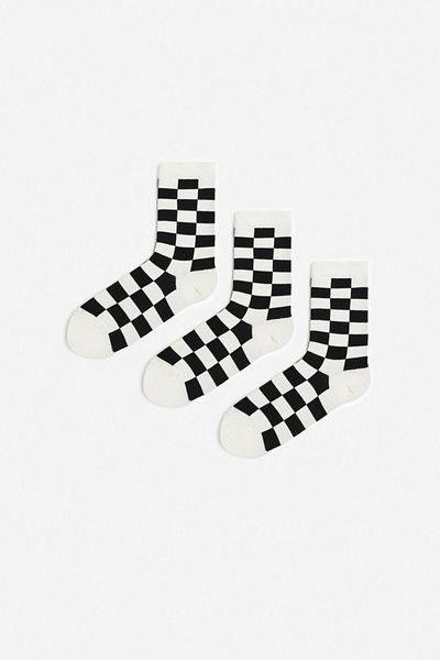 MEM SOCKS Чифт от 3 карирани чорапи