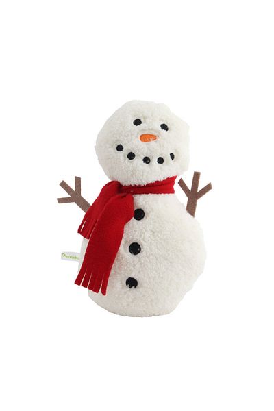 Petrichor Plush Snowman - Red Scarf Design