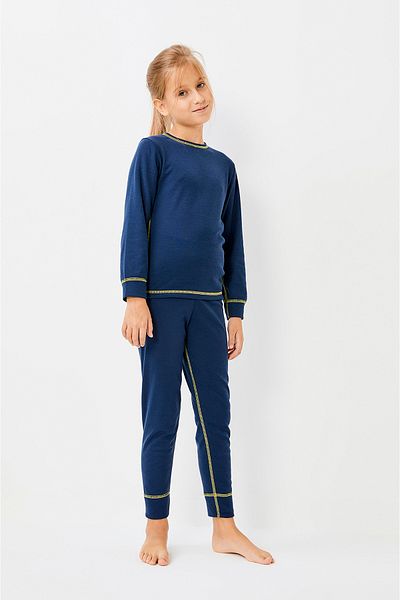 THERMOFORM Παιδικό Σετ Navy Blue Rib