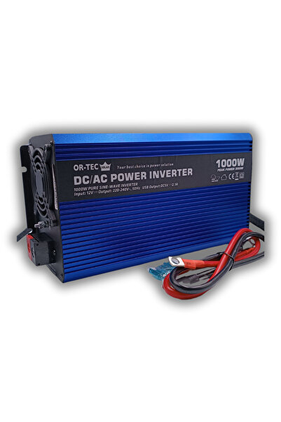 ORTEC OR-TEC Solar 12 Volt 1000 Watt Tam Sinüs İnverter