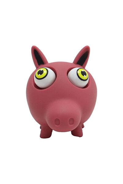 MEGA Stres Giderici Squeeze Hayvanlar Kırmızı Domuz