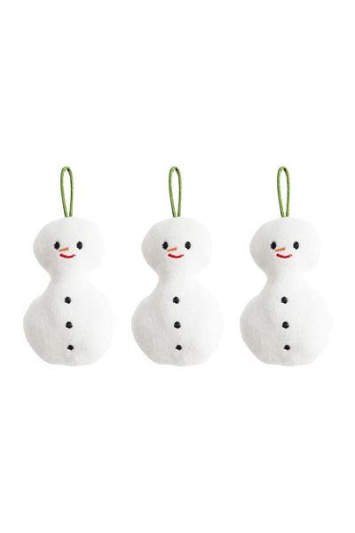 Petrichor Set of 3 Snowman 10 Cm