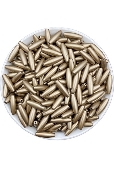 Hedef Bijuteri لون المنك مطفي معدني كبير عصا الشعير نموذج الخرز، المجوهرات، خ...