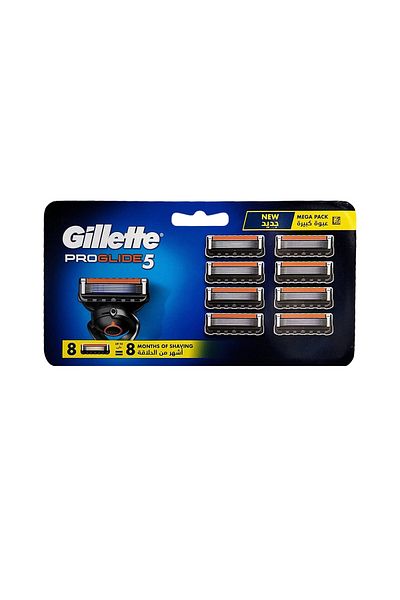 Gillette Proglide Replacement Men's Razor 8 Pieces7702018602506
