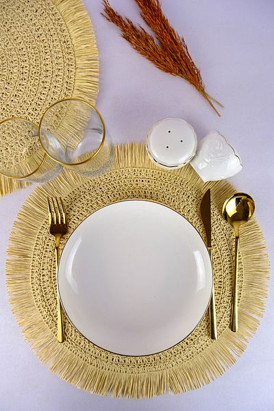 Digithome Pachet de 6 Crema Rotunda American Service Supla – ACR-012 C320.33