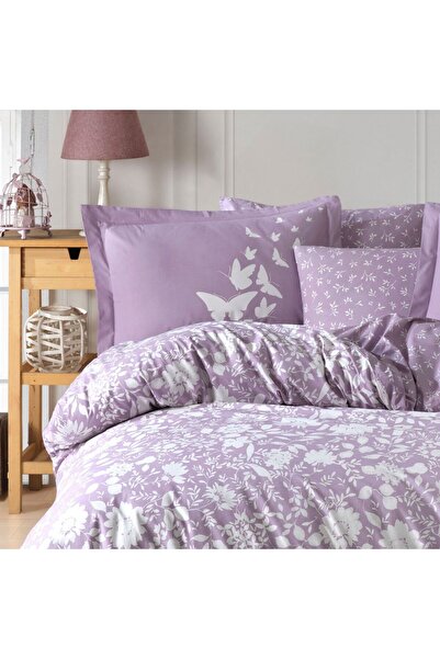 Hobby Hira Lilac - Poplin Double Duvet Cover Set