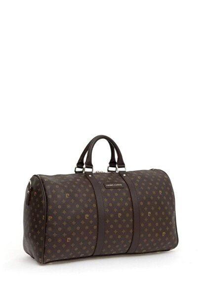 Pierre Cardin Τσάντα Ταξιδίου Unisex Coffee Monogram - 04PC001207-B