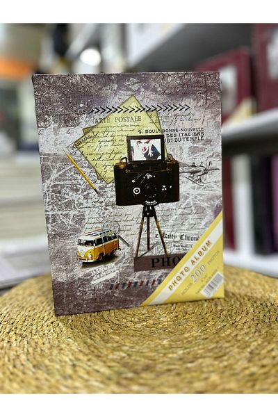 Dijital Dünyası Φωτογραφικό Άλμπουμ 200 10x15cm Έγχρωμο Μοτίβο Φωτογραφικής Μηχανής