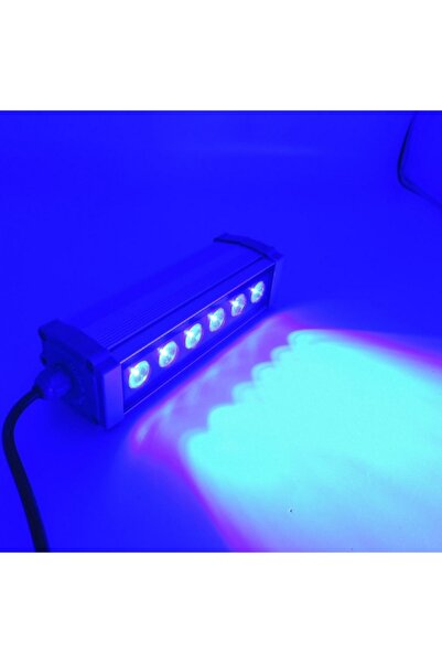 Ledmira 30 Cm (9W) Mavi Işık Wallwasher Duvar Boyama, Ağaç Boyama, Cami Ve Minare Aydınlatma (MAVİ)