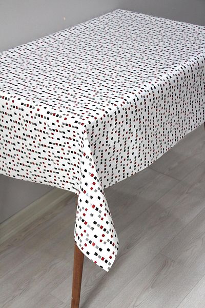 DDHOME Lined Erasable PVC Oilcloth Tablecloth 126-A