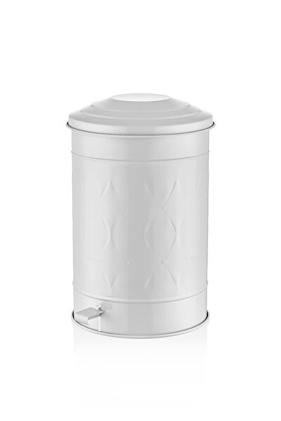 The Mia Prizma Çöp Kovası Mutfak Beyaz 37 Lt Pzm0014