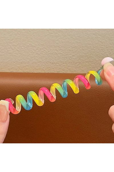 GÜLPEŞE Cataramă ondulată cu flori, cataramă cu coadă de cal margaretă colorată în spirală Cataramă pentru paste Glpş-5725