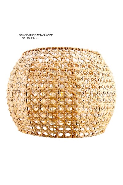 Amentes hasır avize sarkıt rattan bambu