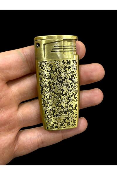 Silvio Monetti SARI ANTİK İŞLEMELİ PÜRMÜZLÜ ÇAKMAK 109304