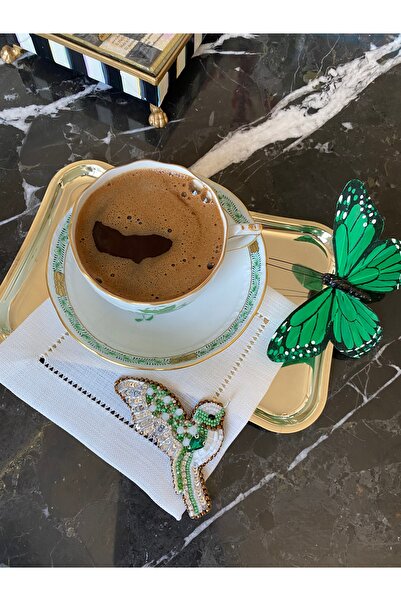 Handmade منديل كوكتيل على شكل طائر متوافق مع القهوة