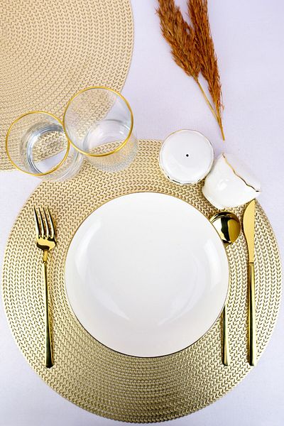 Digithome 6-Piece American Service Supla Round Gold – ACR-004 C320.33