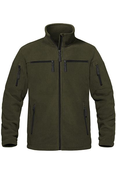 GHASSY CO. Ghassy Co. Warm Tactical Sport Multi 6 Pocket Functional Thermal Fleece Jacket