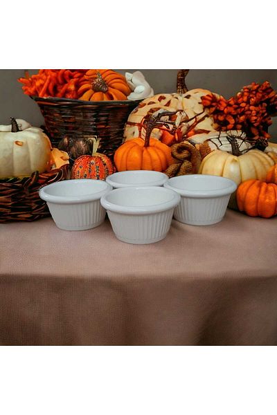 Adalinhome 1.Quality Polycarbonate Unbreakable Sauce Bowl / Jam Bowl / Minimal Bowl 8 Pieces