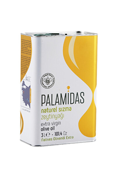 Palamidas 3 Lt Tnk Soğuk Sıkım Natürel Sızma Zeytinyağı