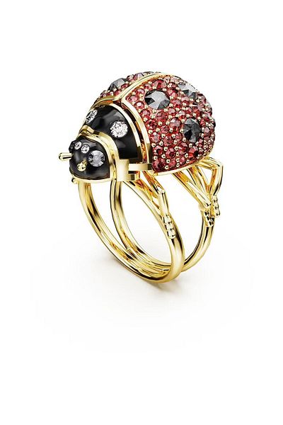 Swarovski 5672427 Swarovski Ring Idyllia: Ring Ladybug Red/Gos 58
