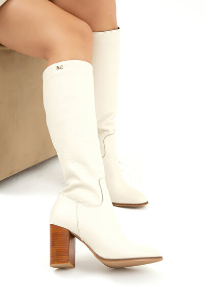 Tamer Tanca Kadın Hakiki Deri Klasik Çizme 33 10955 Bn Czm Sk22/23