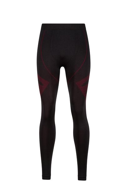 2AS Men's Heatwave Seamless Baselayer Bottom Underwear Black/Red