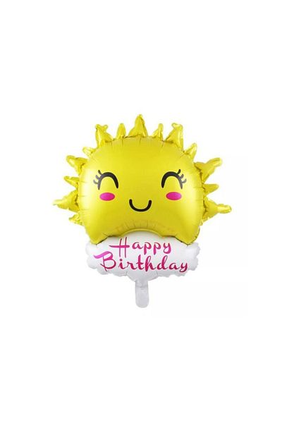 Bkmc Sun Foil Balloon - Happy Birthday
