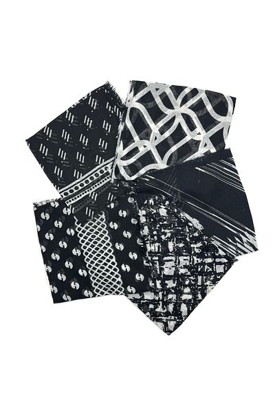 nazipek Set de 5 eșarfe cadou bumbac flamuat cu model dungi 100x100cm Distribuție angro