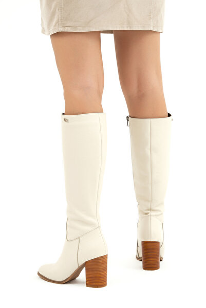 Tamer Tanca Kadın Hakiki Deri Klasik Çizme 33 10955 Bn Czm Sk22/23