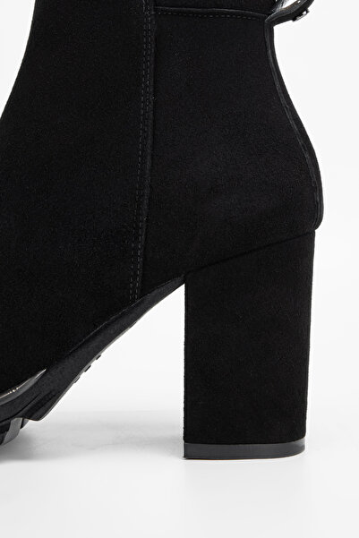 Tamer Tanca Kadın Hakiki Deri Topuklu Bot 775 900 Bn Bot Sk23/24