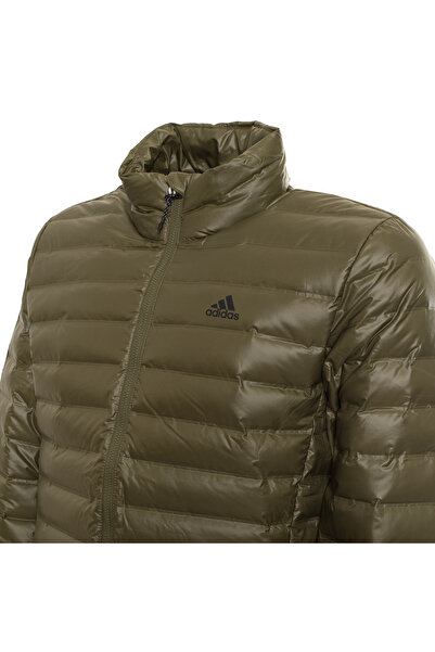 adidas Μπουφάν με πούπουλα, Για άνδρες, Τσέπες με ρέλι, Μακριά μανίκια, Μονόχρωμο, Τυπωμένο λογότυπο, Κλείσιμο με φερμουάρ