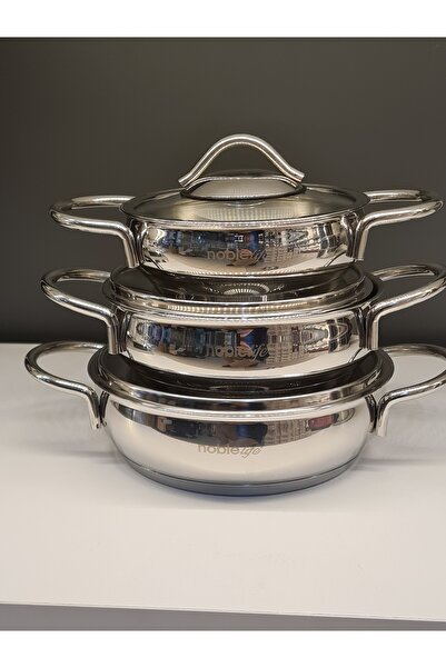 Asil 6 PARÇA ÇELİK SAHAN SETİ