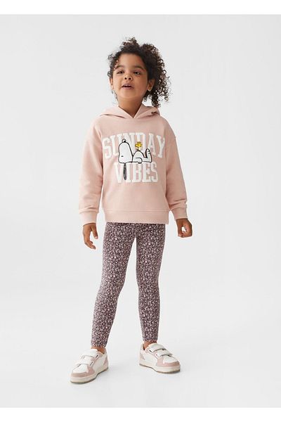 MANGO Kids Gemusterte Baumwollstrumpfhose