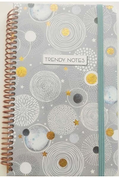 KESKİN COLOR Trendy Notes Tarihsiz Spiralli Sert Kapak Iç Kapak Desenli 80 Ya...