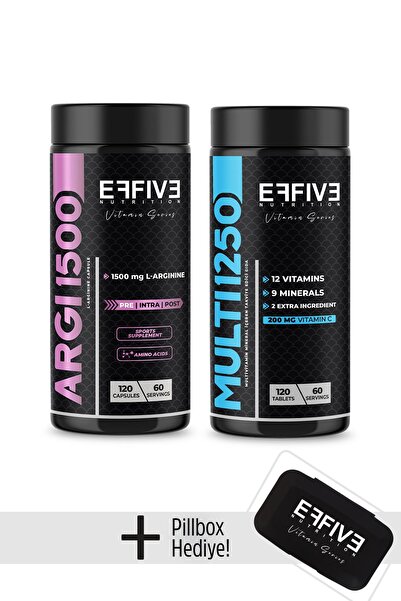 Effive Nutrition Multi1250 120 Tablet + Argi1500 120 Kapsül