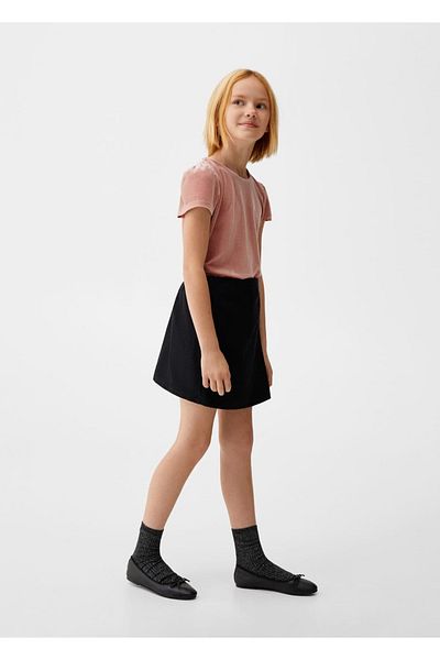 MANGO Kids T-Shirt aus Samt mit Ballonärmeln