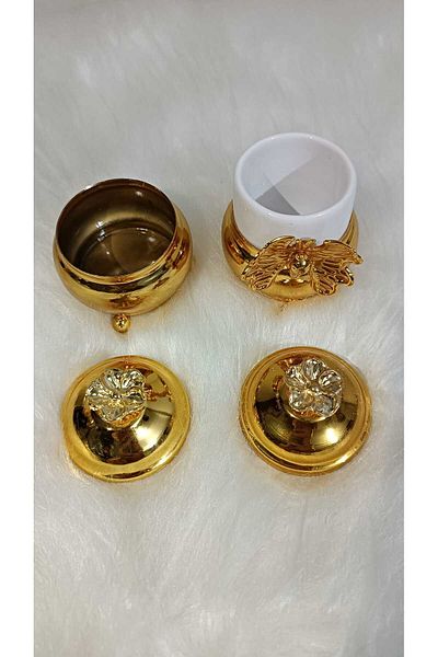 Dumans home Coffee Cup And Turkish Delight Cup Gold Coffee Cup And Turkish Delight Holder Set of 6