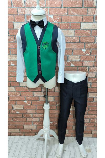 HAYTA Set cămașă pentru costum de vestă 9-12 luni/9 ani Miami
