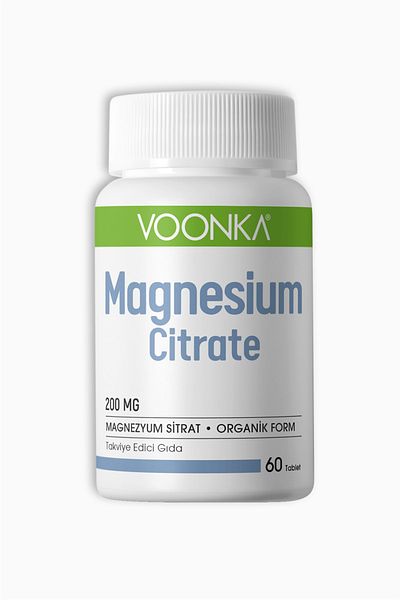 Voonka Magnesium Citrate 200mg 60 Tablets