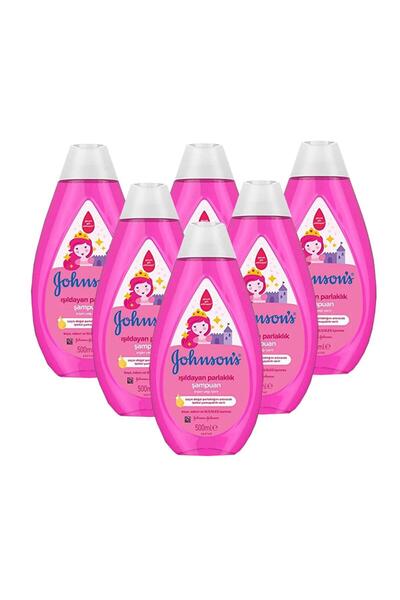 Johnson´s Baby شامبو جونسون بيبي - 500 مل لامع للأطفال، 6 عبوات