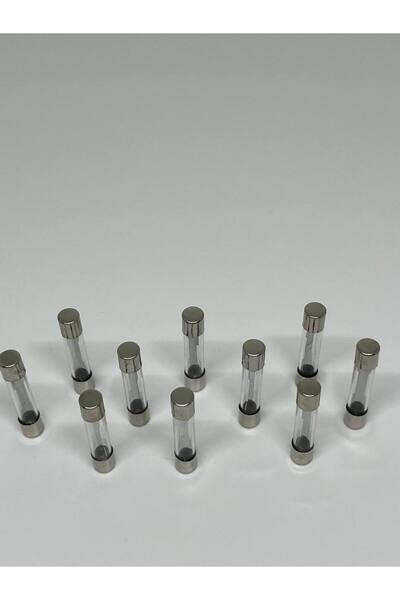 Üstün 10 Adet 20 Amper 30mm Büyük Boy Cam Sigorta 20A