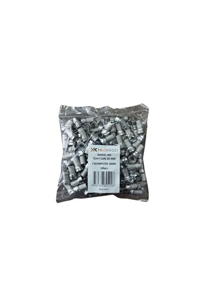 technozi F Konnektör 18mm (100Adet)