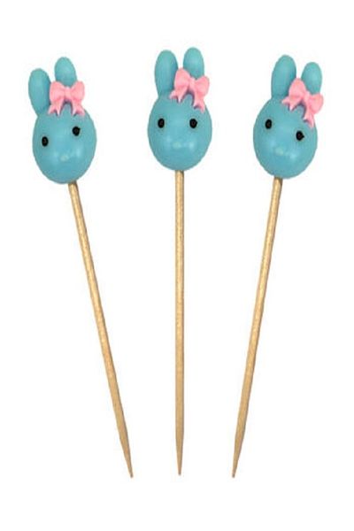 Kazanabil 12 PIECES CUTE RABBIT COCKTAIL AND PURPLE