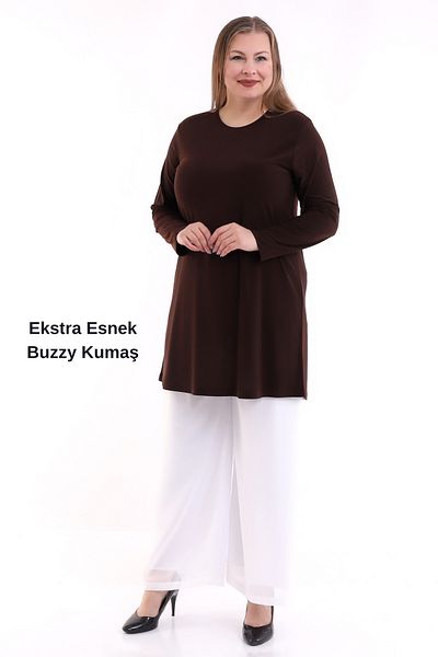 Mankens Fashion Brown Sandy Tunic