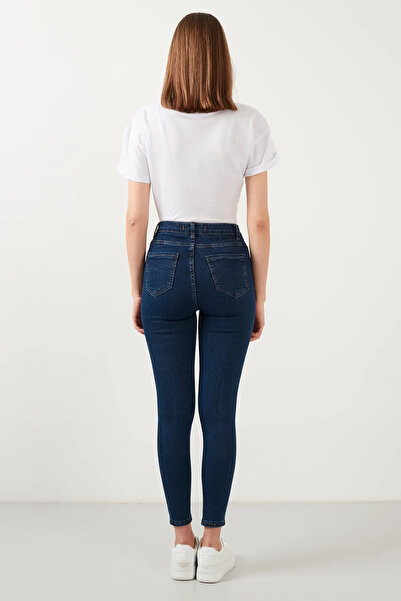 Livik JERRY Дитячі еластичні темно-сині джинси з вузькими штанинами, тканина з еластаном