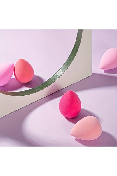 HYA Küçük Boy Makyaj Süngeri, 4'LÜ Yumurta Armut Profesyonel Makyaj Süngeri