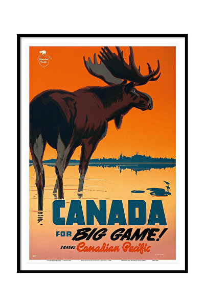 Beril Yamaç Design Studio Canada Canada Reproducere de poster vintage Artă de...